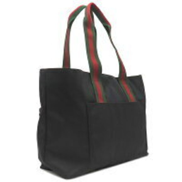 Gucci Logo Tote Bag Black Shoulder - Picture 2 of 10